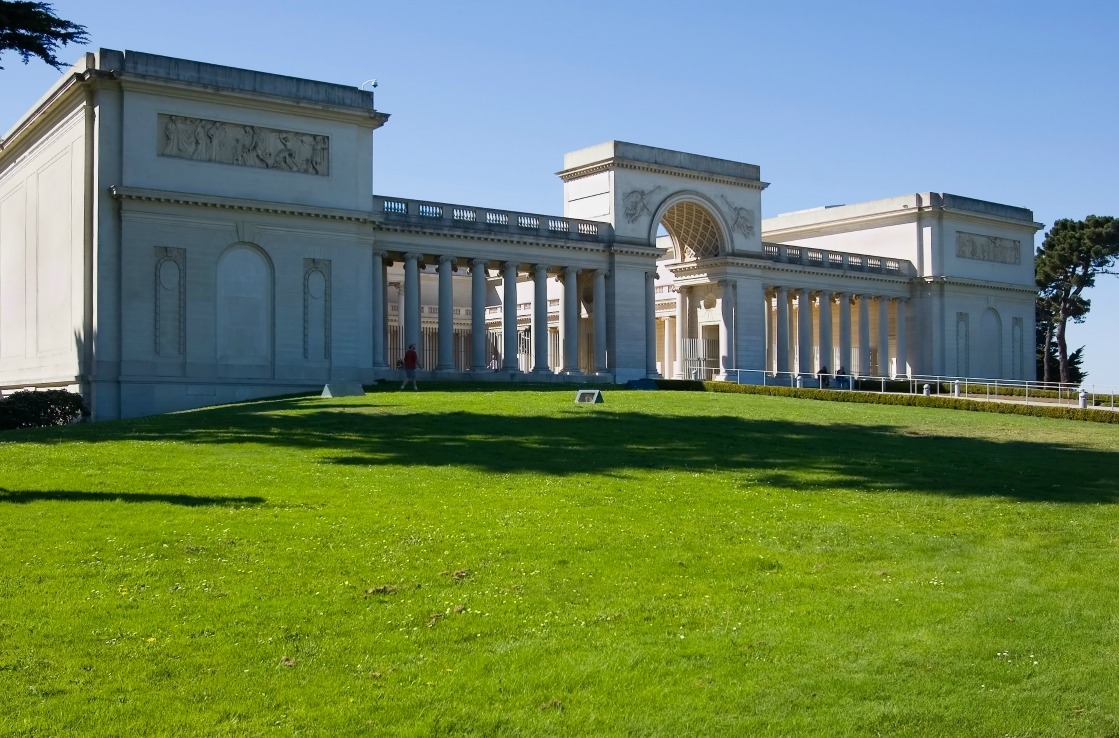 Legion of Honour mit Garten in San Francisco